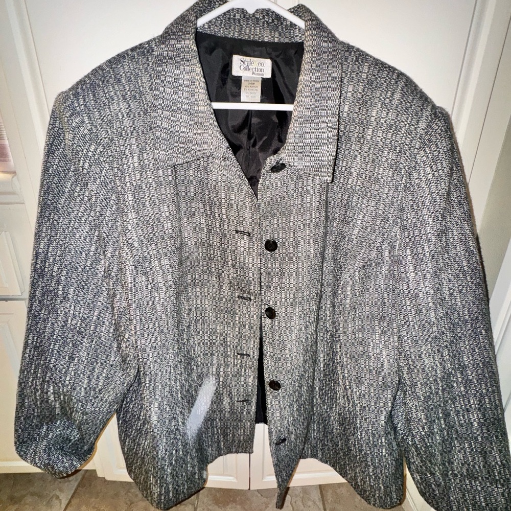 Style & Co. Gray Blazer